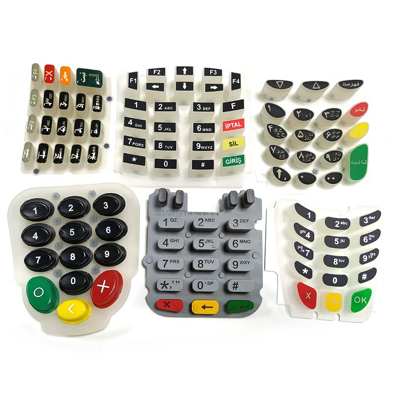 供應(yīng)銀行密碼器POS機(jī)移動刷卡機(jī)硅膠按鍵 供應(yīng)銀行密碼器POS機(jī)移動刷卡機(jī)硅膠按鍵